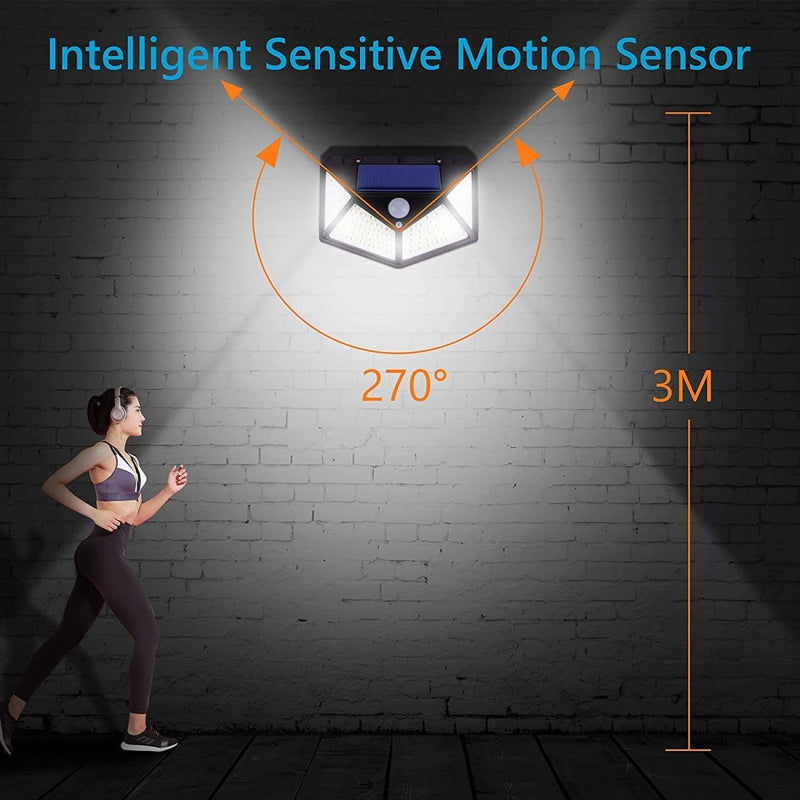 Danoz Lights - 4 x 100 Waterproof LED Solar Fairy Light Outdoor with 8 Lighting Modes for Home,Garden and Decoration (4 pack) - danozdirect