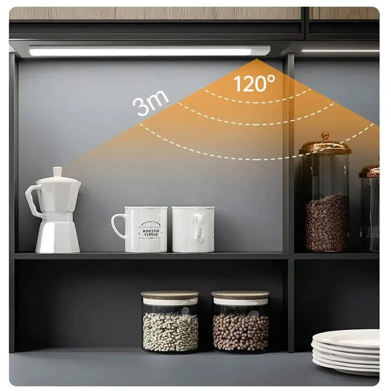 Danoz Lights - LED Cabinet Light USB Type - C Rechargeable Motion Sensor Led Lamp for Kitchen Wardrobe Cabinet Lighting 20cm/30cm/40cm/50cm/60cm - danozdirect