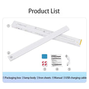 Danoz Lights - LED Cabinet Light USB Type - C Rechargeable Motion Sensor Led Lamp for Kitchen Wardrobe Cabinet Lighting 20cm/30cm/40cm/50cm/60cm - danozdirect