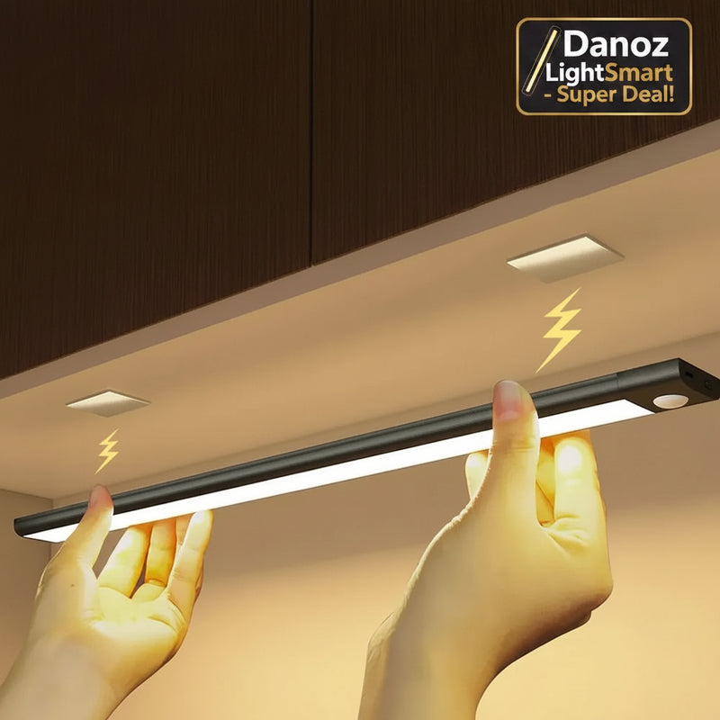Danoz Lights - LED Cabinet Light USB Type - C Rechargeable Motion Sensor Led Lamp for Kitchen Wardrobe Cabinet Lighting 20cm/30cm/40cm/50cm/60cm - danozdirect