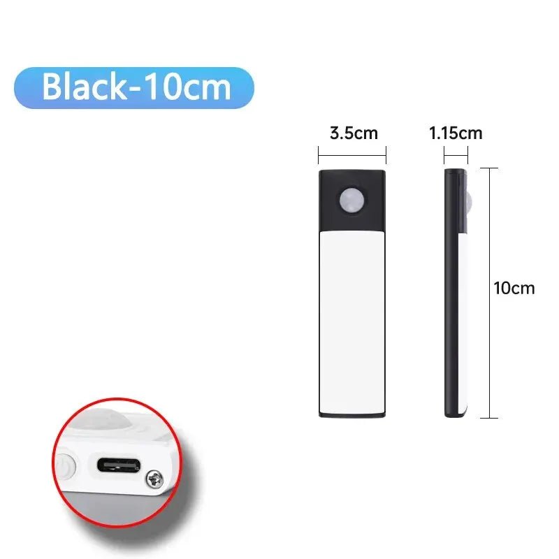 Danoz Lights - LED Cabinet Light USB Type - C Rechargeable Motion Sensor Led Lamp for Kitchen Wardrobe Cabinet Lighting 20cm/30cm/40cm/50cm/60cm - danozdirect