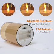 Danoz Lights - LED lights electronic candles LED candle decorations acrylic candles complete set of remote control timers Christmas and wedding - danozdirect