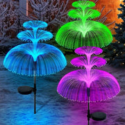Danoz Lights - Outdoor Solar Garden Lights 7 Colors Variable Solar Stake Jellyfish Reed Lights Solar Outdoor Color Changing Lights - danozdirect