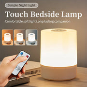 Danoz Lights - Rechargeable Led Night Light with Remote Control Timing Dimmable Table Lamp Baby Nursery Bedside Sleeping Reading Touch Switch - Buy 1 Get 1 Free - danozdirect