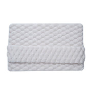 Danoz Luxury Plush Memory Foam Bath Mat with Foot Drying Panel - Super Absorbent & Non - Slip Bathroom Rug(Checkered beige) - danozdirect