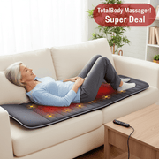 Danoz Massagers - Memory Foam Full Body Massage Mat with Heat Back with 10 Vibration Motors 6 Heating Pads Massage Chair for Neck Waist Legs - danozdirect