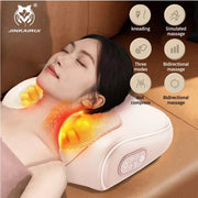 Danoz Massagers - Transform your relaxation routine with the JINKAIRUI Neck Massage Pillow, your personal solution for tension relief. - danozdirect