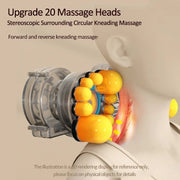 Danoz Massagers - Transform your relaxation routine with the JINKAIRUI Neck Massage Pillow, your personal solution for tension relief. - danozdirect