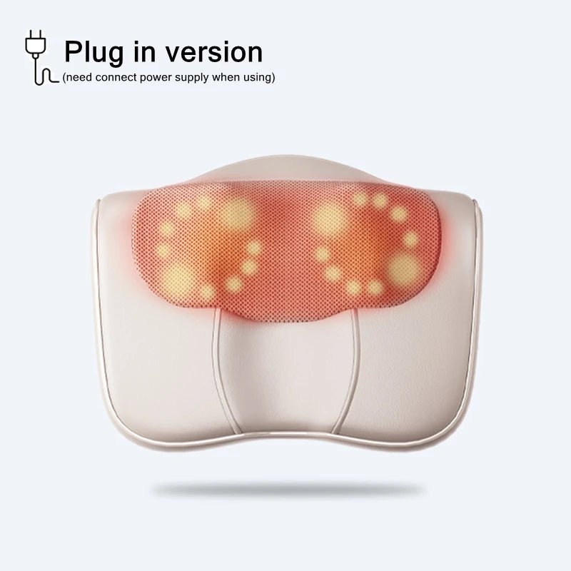 Danoz Massagers - Transform your relaxation routine with the JINKAIRUI Neck Massage Pillow, your personal solution for tension relief. - danozdirect