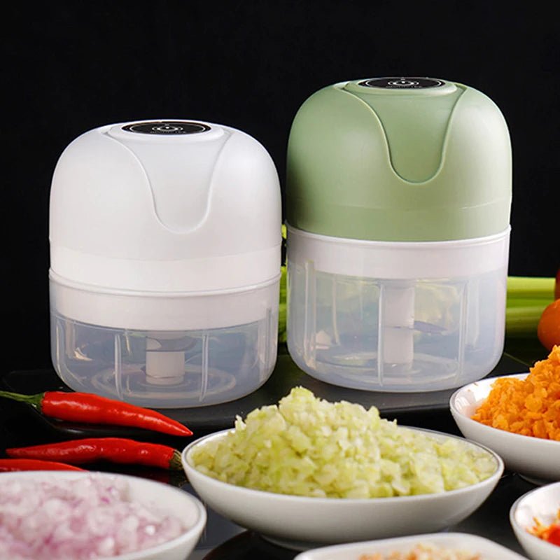 Danoz Mini USB Electric Garlic Chopper is a versatile and durable tool designed to simplify your food prep - Buy 1 Get 1 Free - danozdirect