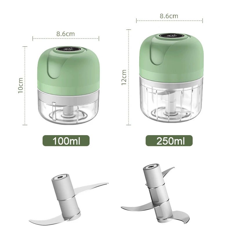 Danoz Mini USB Electric Garlic Chopper is a versatile and durable tool designed to simplify your food prep - Buy 1 Get 1 Free - danozdirect