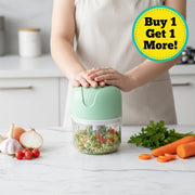 Danoz Mini USB Electric Garlic Chopper is a versatile and durable tool designed to simplify your food prep - Buy 1 Get 1 Free - danozdirect
