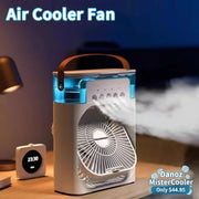 Danoz MisterCooler Air Cooler water mist! This little powerhouse combines a fan, air conditioner, and humidifier to keep your space cool, fresh, and comfy - danozdirect