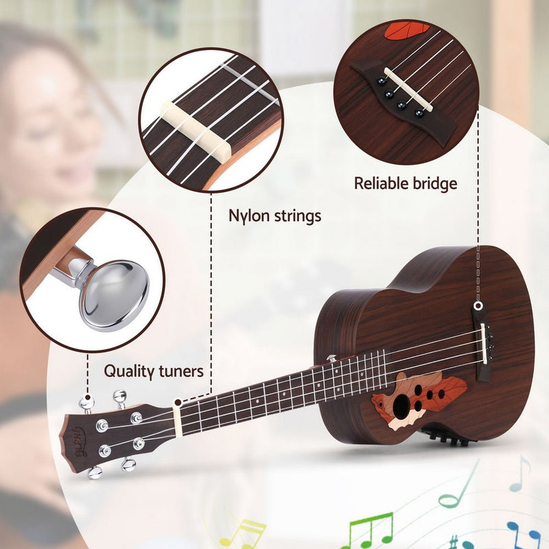 Danoz Music - Alpha Ukulele 30 Inch with EQ 18 Frets - danozdirect