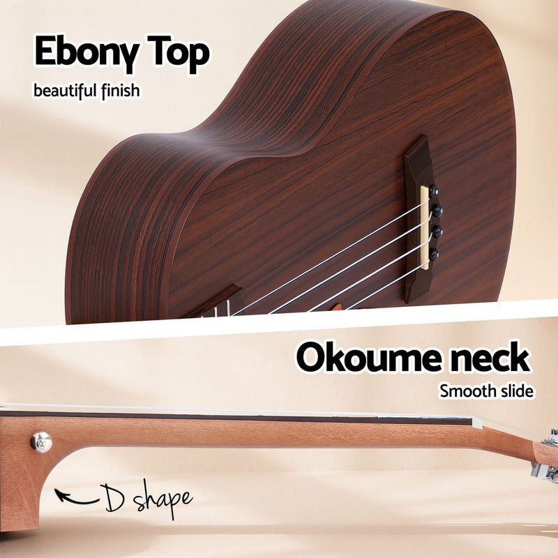 Danoz Music - Alpha Ukulele 30 Inch with EQ 18 Frets - danozdirect