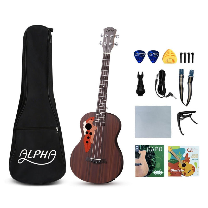 Danoz Music - Alpha Ukulele 30 Inch with EQ 18 Frets - danozdirect