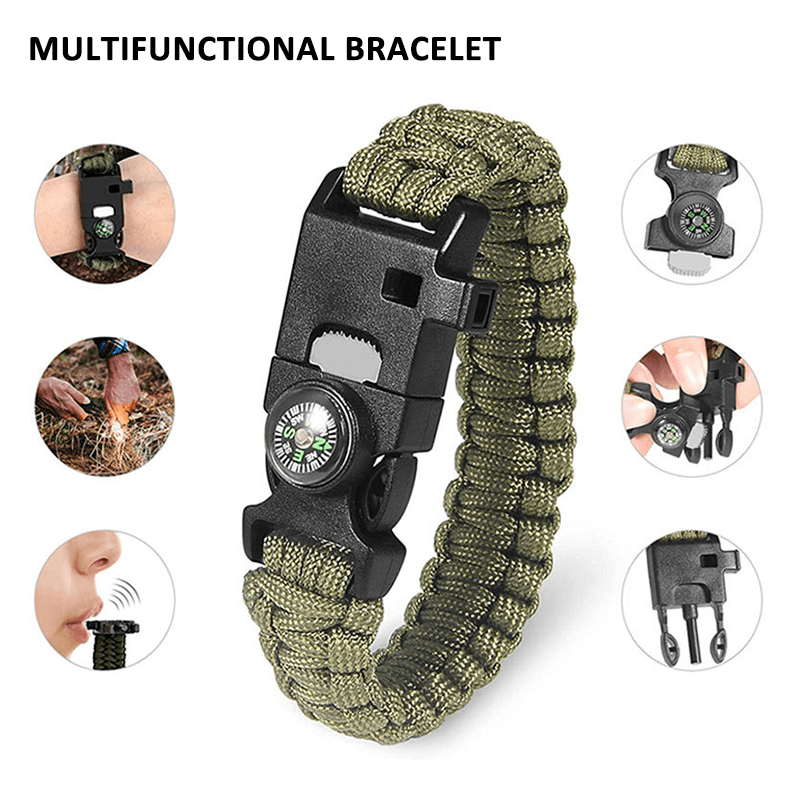 Danoz Outdoors - 16in1 SOS Kit Outdoor Emergency Equipment Box For Camping Survival Gear - danozdirect