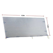 Danoz Outdoors - 4.9m Caravan Privacy Screen Side Sunscreen Sun Shade for 17' Roll Out Awning - danozdirect