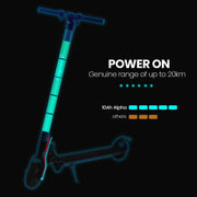 Danoz Outdoors - ALPHA Peak Electric Scooter 300W Power Up to 25km/h Adult Teens E - Scooter Easy Fold, White - danozdirect