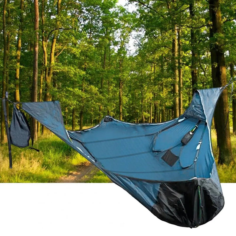 Danoz Outdoors - Anti - tear Anti - mosquito Solid Straps Camping Hammock with Bed Net Outdoor Camping Portable Multi - person Hammock - danozdirect