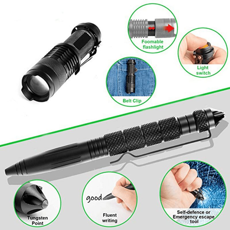 Danoz Outdoors - Camping Tool Emergency Survival Equipment Set Outdoor Sport Tactical Hiking Kit - danozdirect