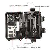 Danoz Outdoors - Camping Tool Emergency Survival Equipment Set Outdoor Sport Tactical Hiking Kit - danozdirect