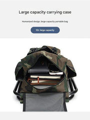 Danoz Outdoors - Folding Camo Backpack Stool - Portable Chair for Camping & Fishing - danozdirect