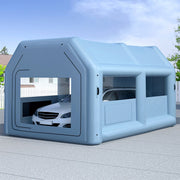 Danoz Outdoors - Giantz Inflatable Spray Booth 4X3M Car Paint Tent Filter System Blower - danozdirect