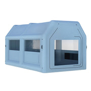 Danoz Outdoors - Giantz Inflatable Spray Booth 4X3M Car Paint Tent Filter System Blower - danozdirect