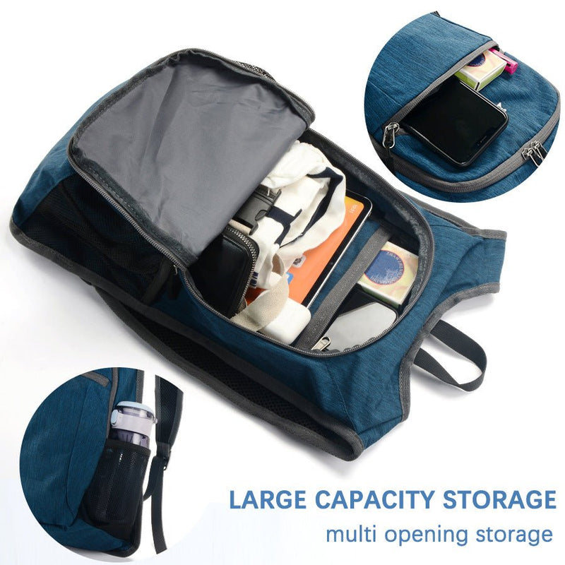 Danoz Outdoors - Grey Ultra Lightweight Packable Backpack - Foldable Daypack for Hiking & Travel - danozdirect