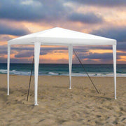 Danoz Outdoors - Instahut Gazebo 3x3m Beach, Wedding Party Marquee Tent Outdoor Event Camping Canopy Shade White - Incl. Delivery - danozdirect