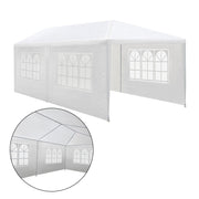 Danoz Outdoors ⛺ Instahut Gazebo 3x6m Marquee Wedding Party Tent Outdoor Camping Side Wall Canopy 4 Panel White - danozdirect