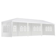 Danoz Outdoors - Instahut Gazebo 3x9m Marquee Wedding Party Tent Outdoor Camping Side Wall Canopy 5 Panel White - danozdirect