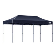 Danoz Outdoors - Instahut Gazebo Pop Up 3x6m w/Base Podx4 Marquee Folding Outdoor Wedding Camping Tent Shade Canopy Navy - danozdirect
