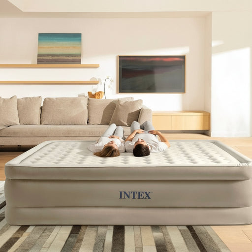 Danoz Outdoors - Intex Queen Ultra Plush Airbed 152cm x 203xm x 46cm 64428 - danozdirect