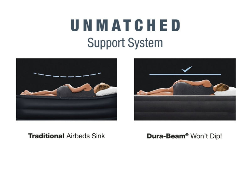 Danoz Outdoors - Intex Queen Ultra Plush Airbed 152cm x 203xm x 46cm 64428 - danozdirect