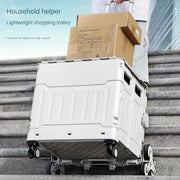 Danoz Outdoors - Nordic Grey Climbing Wheel Folding Cart - Compact and Durable for Outdoor Camping and Picnics - danozdirect