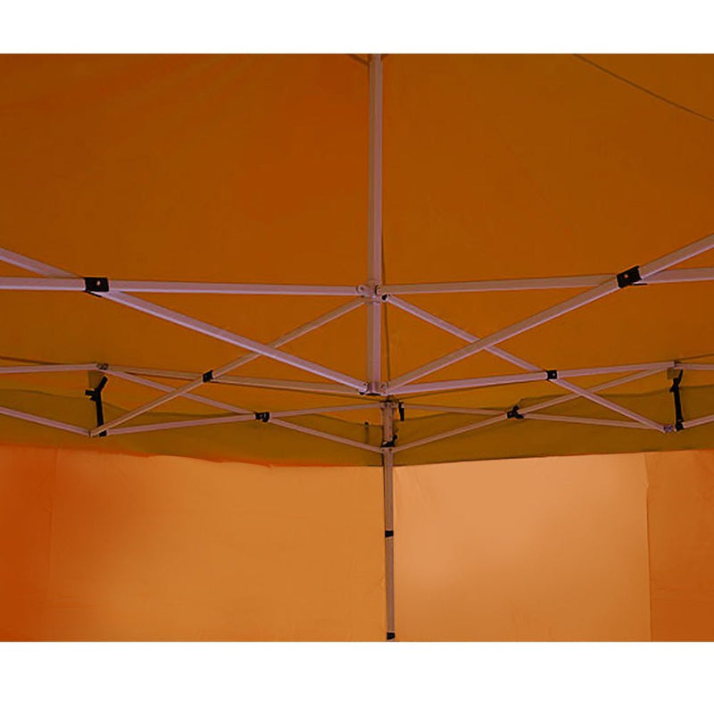Danoz Outdoors - Wallaroo Gazebo Tent Marquee 3x3 PopUp Outdoor - Orange - danozdirect