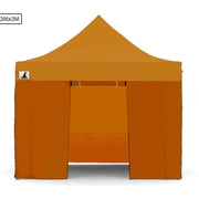 Danoz Outdoors - Wallaroo Gazebo Tent Marquee 3x3 PopUp Outdoor - Orange - danozdirect