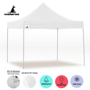 Danoz Outdoors - Wallaroo Gazebo Tent Marquee 3x3 PopUp Outdoor Wallaroo White - danozdirect