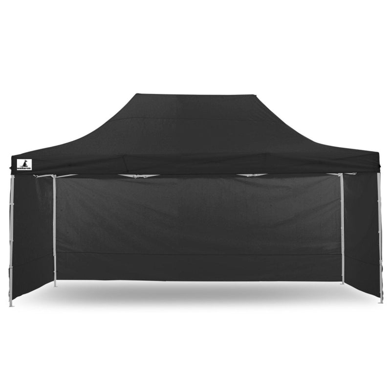 Danoz Outdoors - Wallaroo Gazebo Tent Marquee 3x4.5m PopUp Outdoor Black - danozdirect