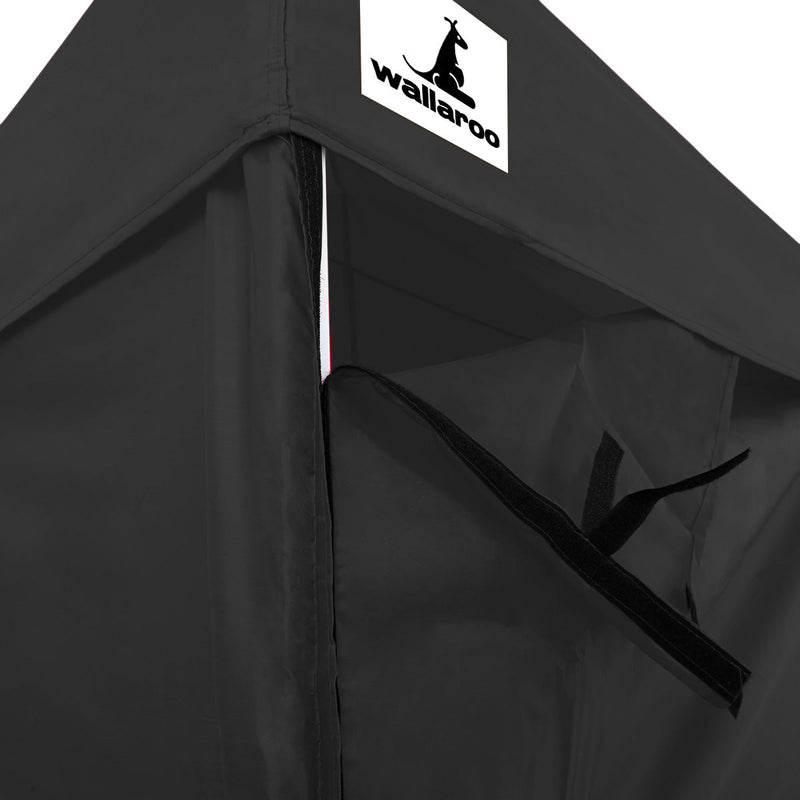 Danoz Outdoors - Wallaroo Gazebo Tent Marquee 3x6m PopUp Outdoor Wallaroo Black - danozdirect