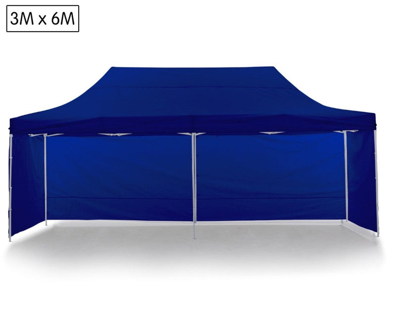 Danoz Outdoors - Wallaroo Gazebo Tent Marquee 3x6m PopUp Outdoor Wallaroo Blue - danozdirect