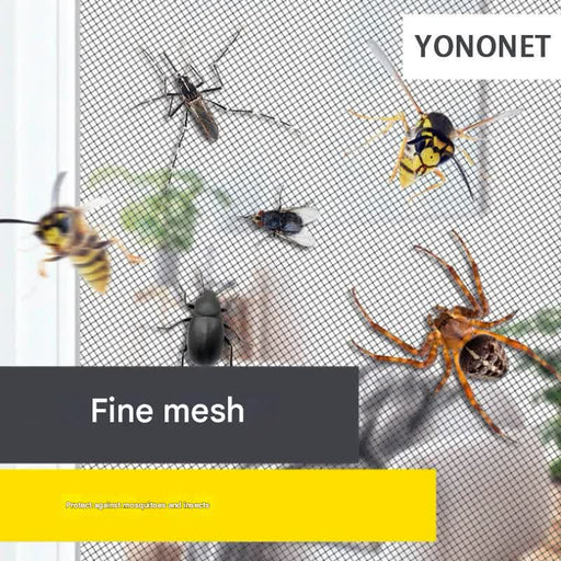 Danoz PestSmart - 3pc DIY Magnetic Window Screen Kit - Fine Mesh Insect Net, No Drilling Required, Cut to Size(black 150cm x 130cm) - danozdirect