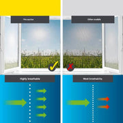 Danoz PestSmart - 3pc DIY Magnetic Window Screen Kit - Fine Mesh Insect Net, No Drilling Required, Cut to Size(black 150cm x 130cm) - danozdirect