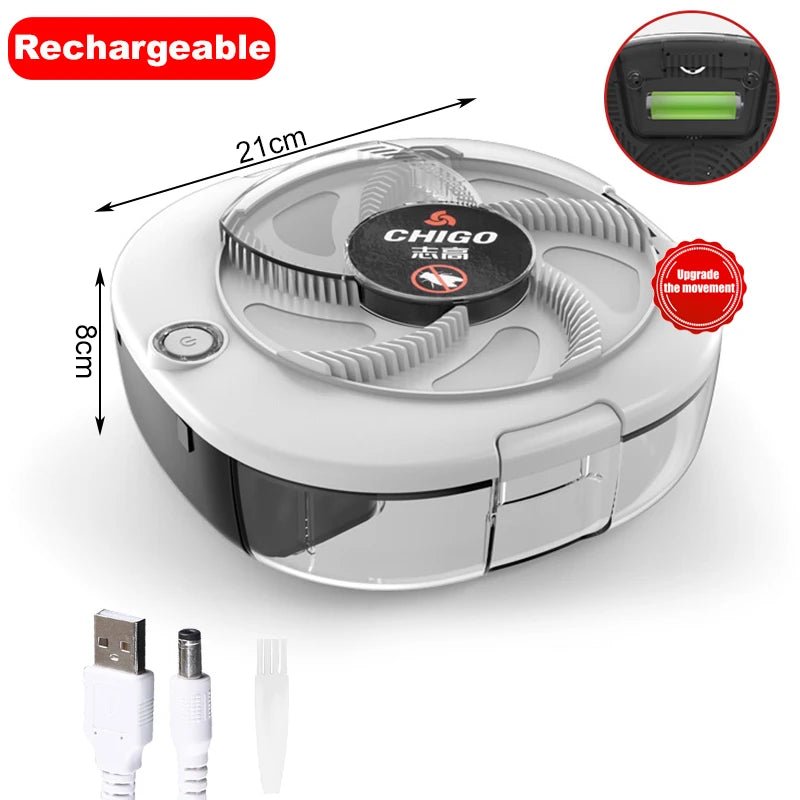 Danoz PestSmart - Flycatcher Rechargeable/USB Electric Fly Trap - Indoors/Outdoors - Insect Pest Catching Trap - Must Have - Really works - danozdirect