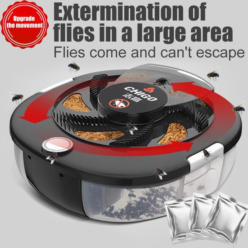 Danoz PestSmart - Flycatcher Rechargeable/USB Electric Fly Trap - Indoors/Outdoors - Insect Pest Catching Trap - Must Have - Really works - danozdirect
