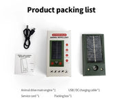 Danoz PestSmart - Keep unwanted critters at bay with this clever solar - powered and USB Chargeable, Repeller! Combining ultrasonic technology with flashing red LEDs - Buy 1 Get 1 Free! - danozdirect