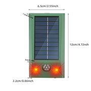 Danoz PestSmart - Keep unwanted critters at bay with this clever solar - powered and USB Chargeable, Repeller! Combining ultrasonic technology with flashing red LEDs - Buy 1 Get 1 Free! - danozdirect