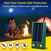 Danoz PestSmart - Keep unwanted critters at bay with this clever solar - powered and USB Chargeable, Repeller! Combining ultrasonic technology with flashing red LEDs - Buy 1 Get 1 Free! - danozdirect